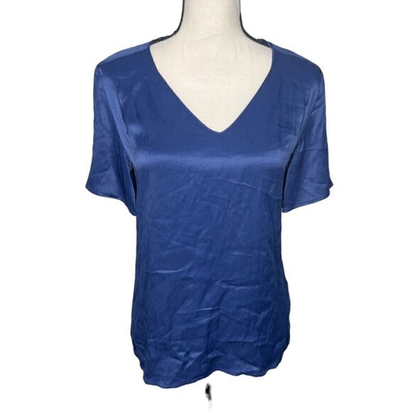 Massimo Dutti Tops - MASSIMO DUTTI Navy Blue Blouse. Size Small